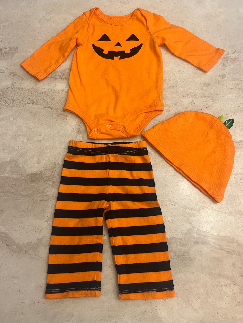 Koala Kids Halloween Pumpkin Baby Pumpkin Jack-O'-Lantern Costume and or PJs